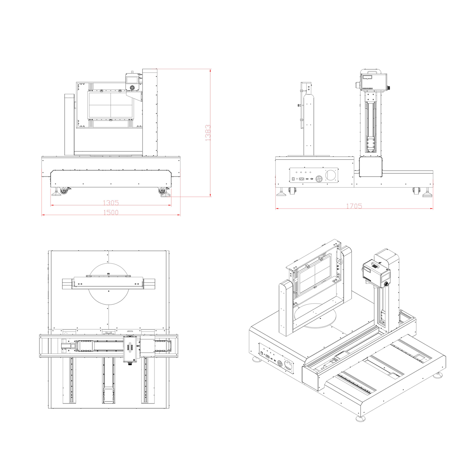 HPDMS 五轴显示屏测试系统