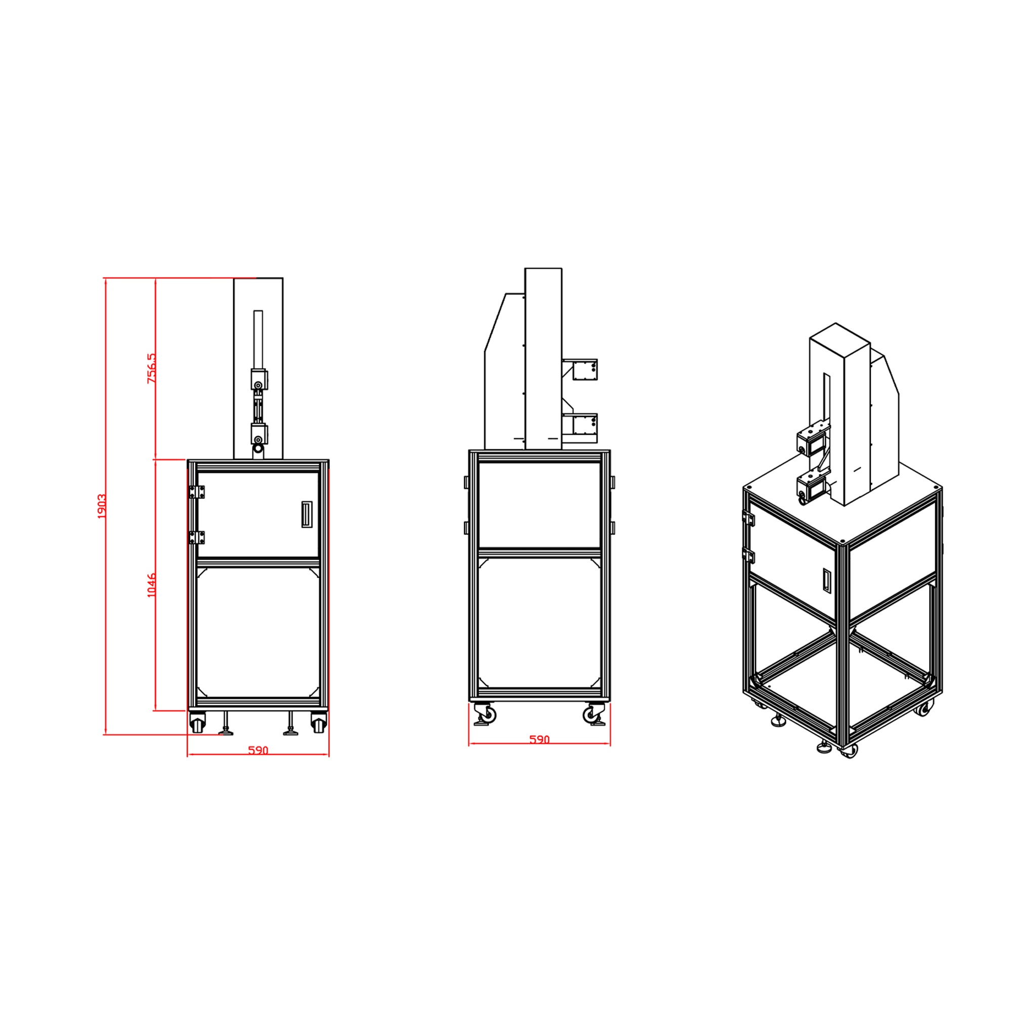 HPRT-1000回复反射器测试系统